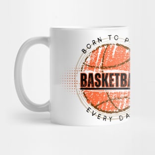 Inspiration For a Basketball Lover in Vintage Retro Design Mug